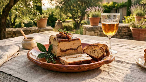 Terrine de foie gras au pain d'épices