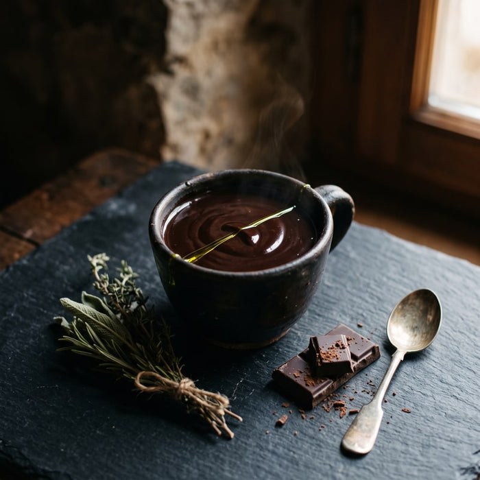 Chocolat chaud à l'Élixir