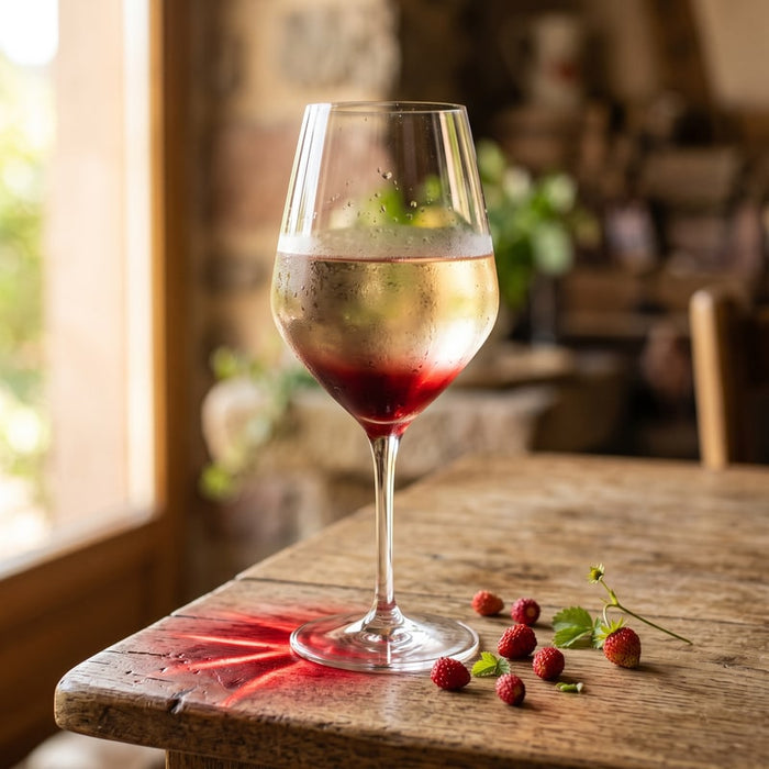 Kir à la fraise des bois