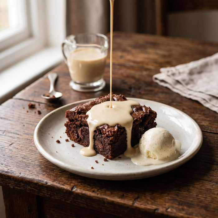 Sur un dessert