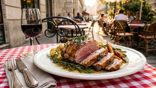 Agneau de pré-salé rôti au thym