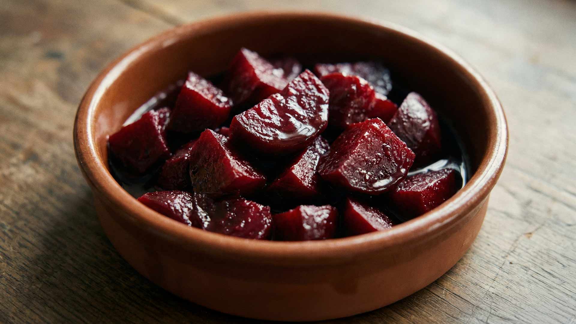 Betteraves au vin rouge Image