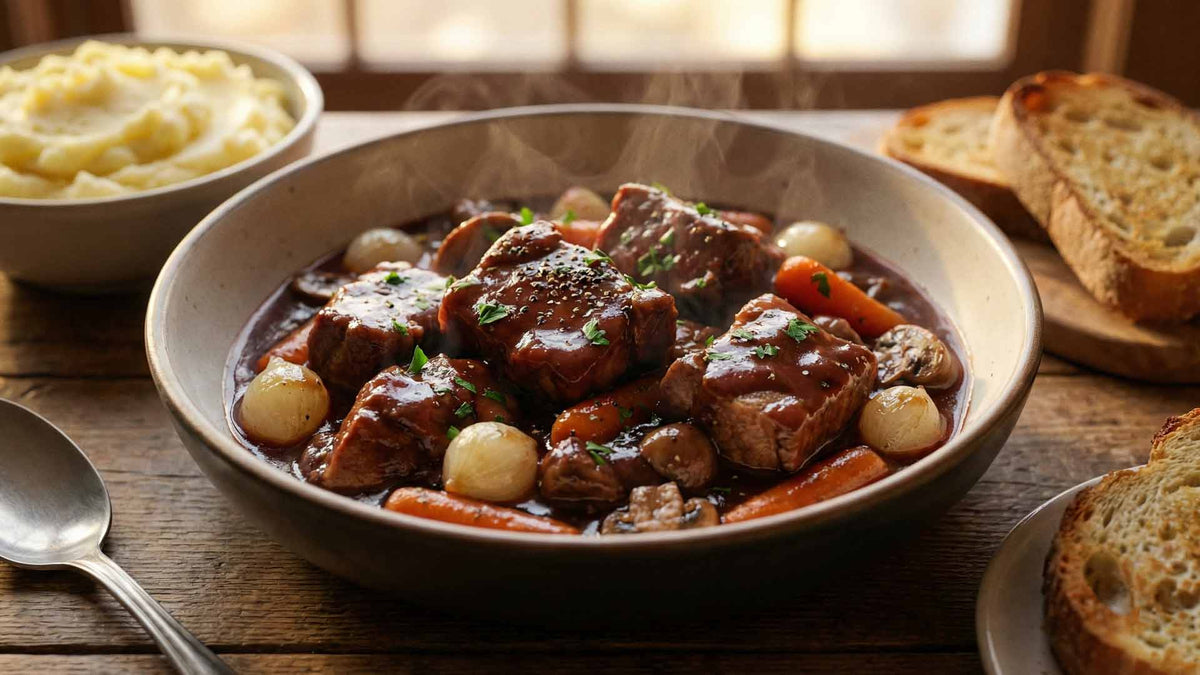 Civet de Porc au Vin Rouge
