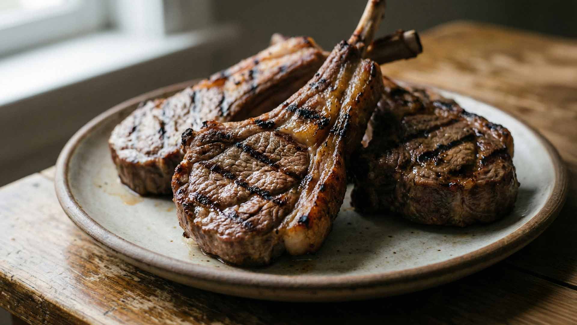 Côtelettes d'Agneau Grillées Image