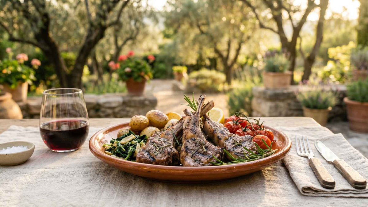 Côtelettes d'agneau grillées au romarin