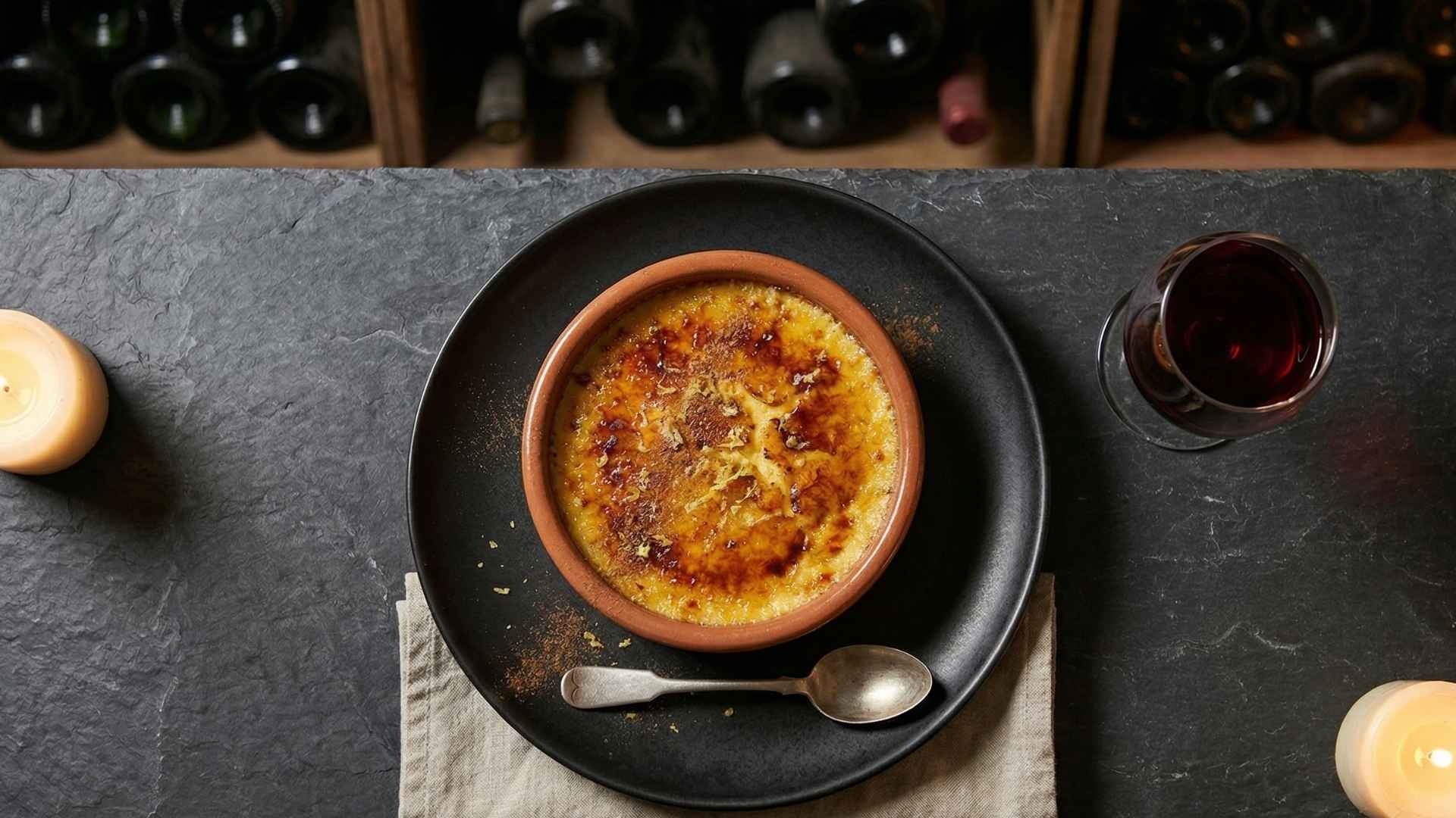 Crème catalane à la cannelle et zeste de citron