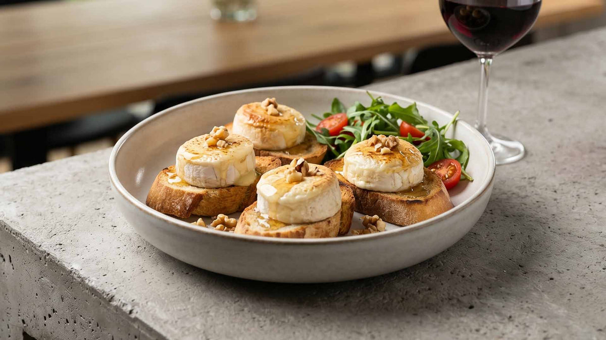 Crottin de Chavignol chaud sur toast Image