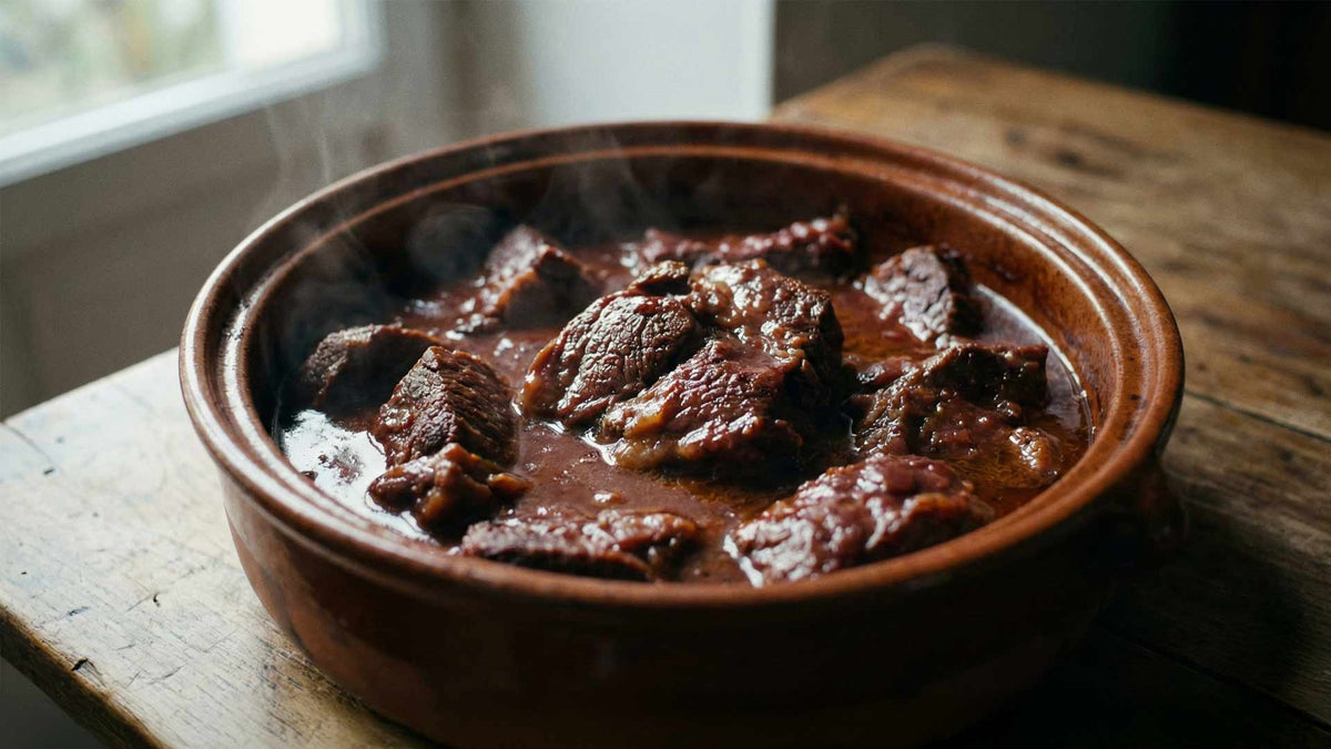 Daube provençale au vin rouge
