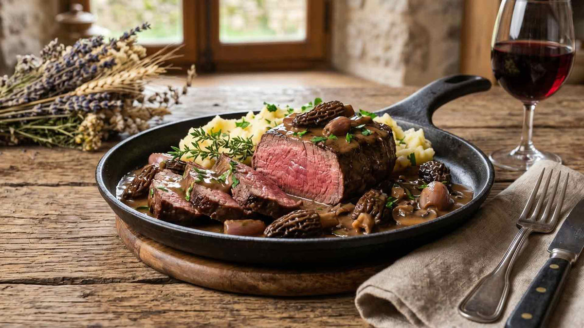 Filet de bœuf aux morilles
