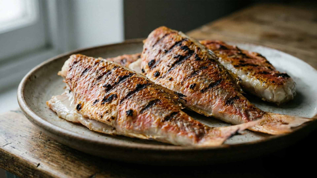 Filets de rougets grillés