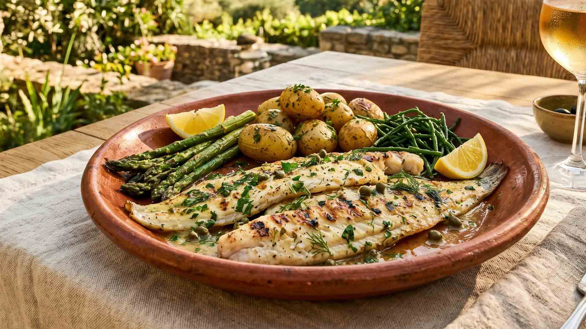 Recette filets de sole grillés au beurre citronné