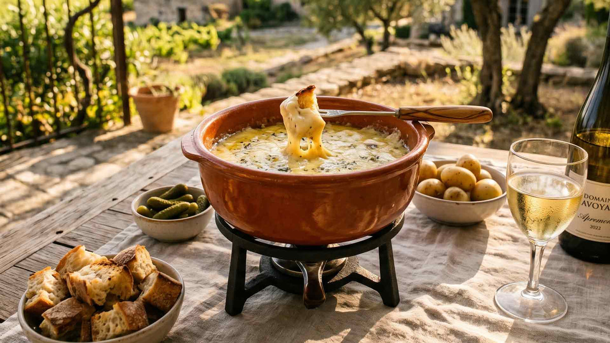 Fondue savoyarde aux trois fromages
