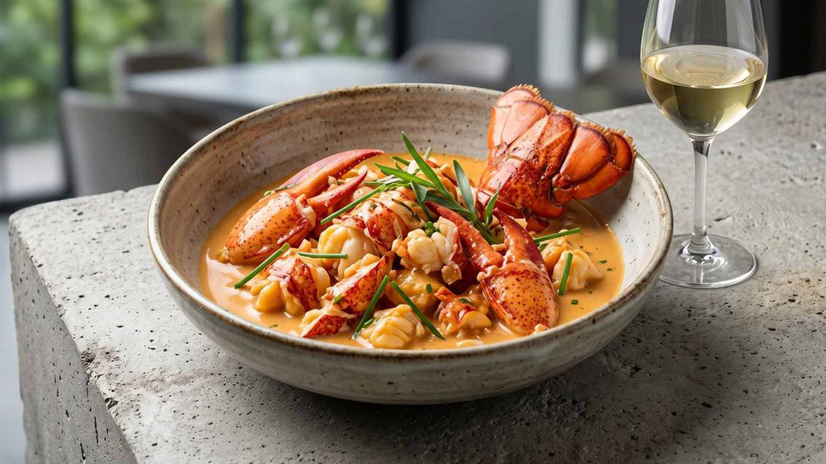Fricassée de homard à la crème Image