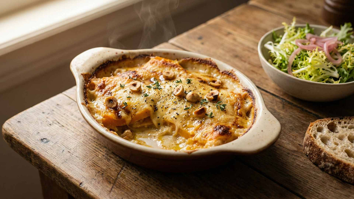 Gratin de courge au Comté