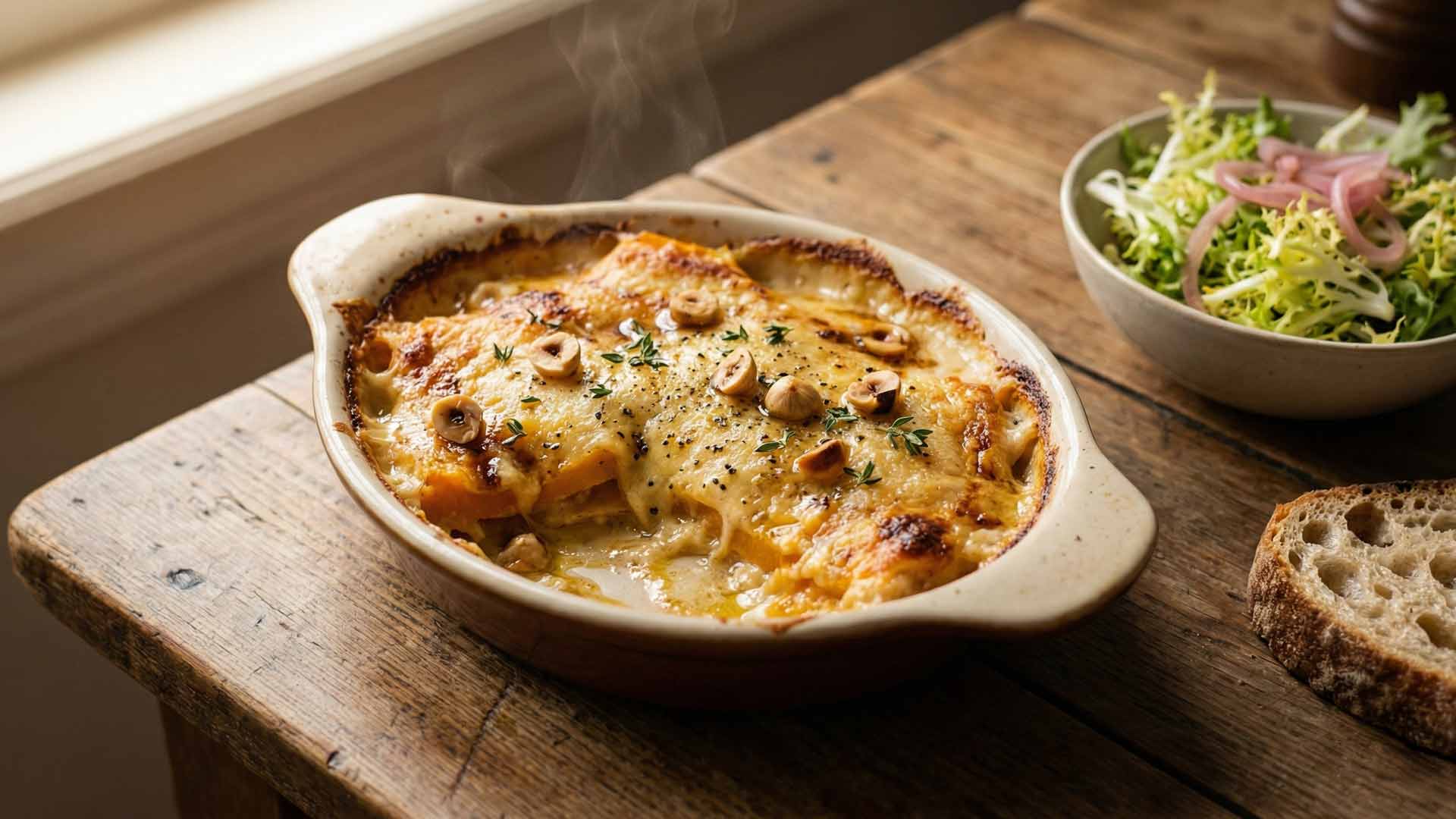 Gratin de courge au Comté