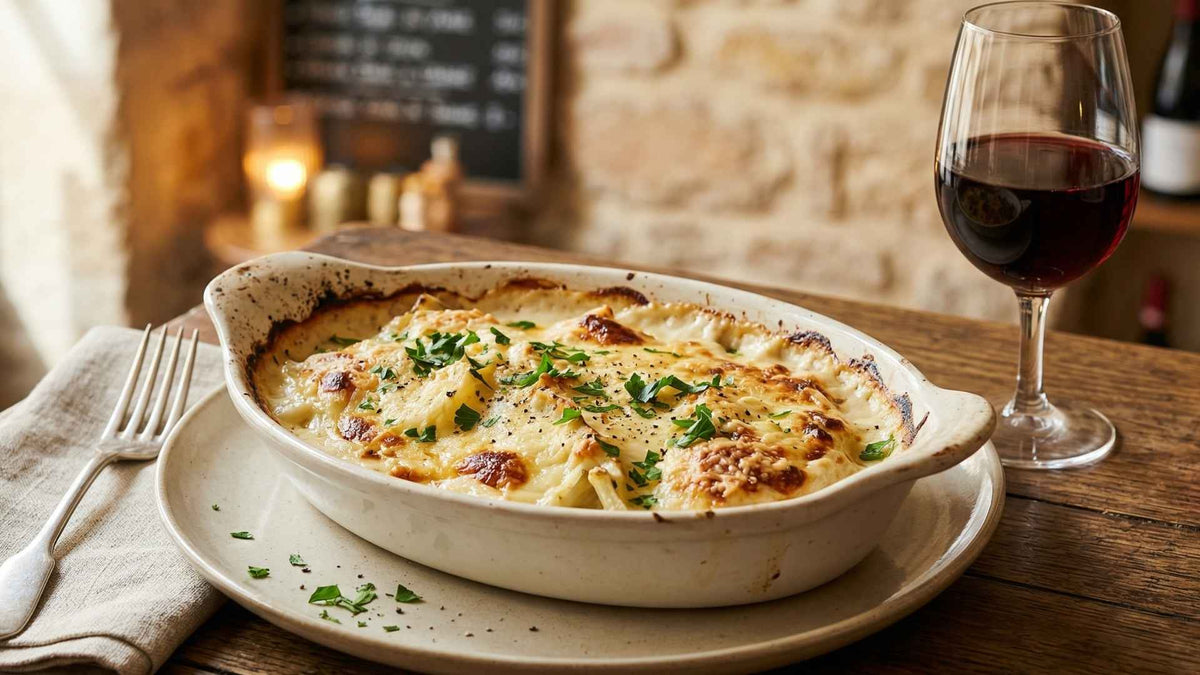 Gratin de fenouil fondant à la béchamel et parmesan