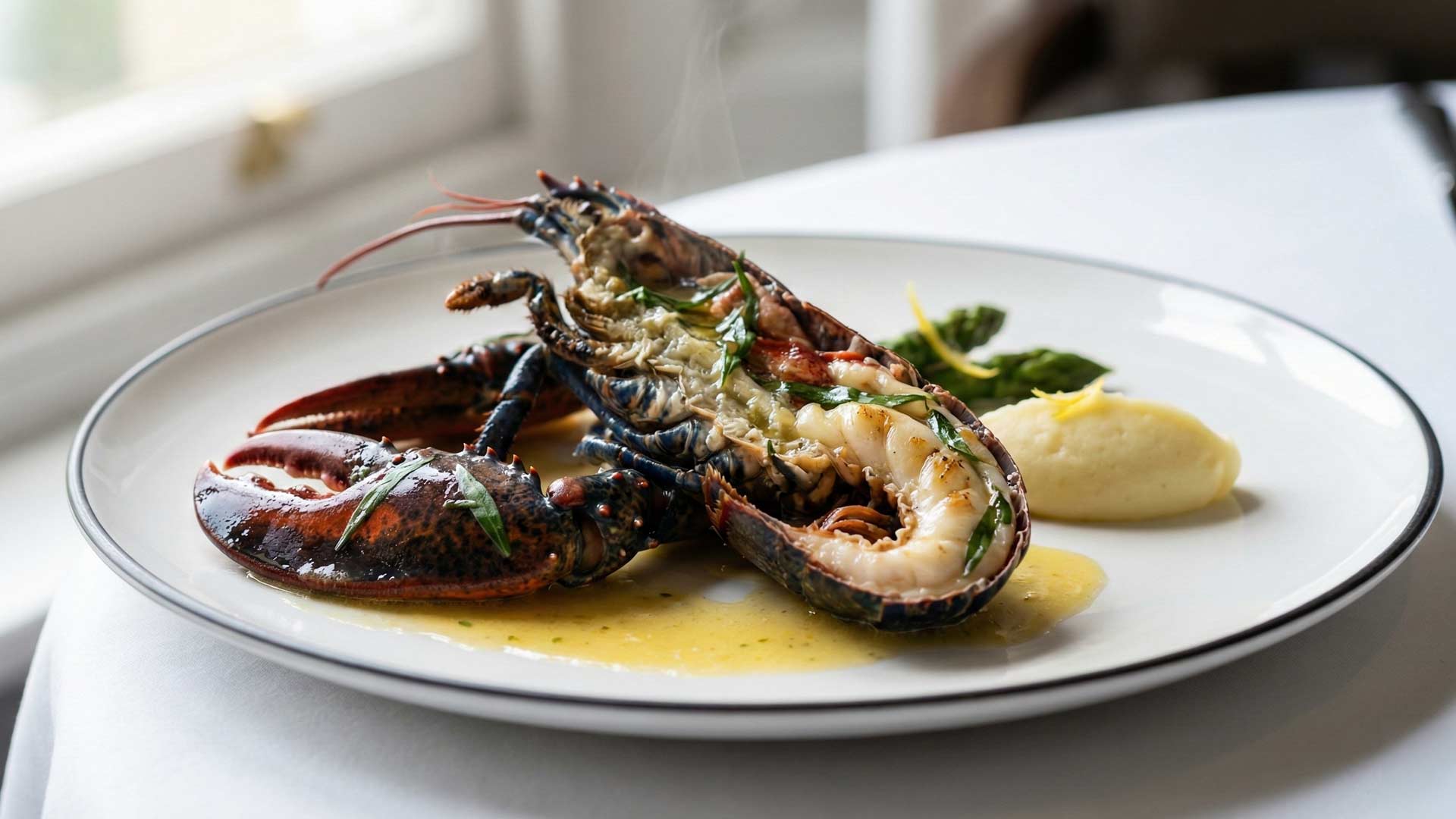 Homard bleu rôti