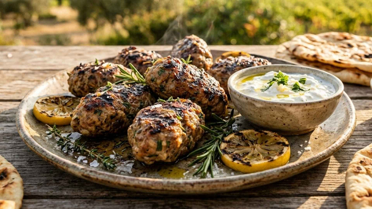 Keftas d'Agneau aux Herbes de la Garrigue