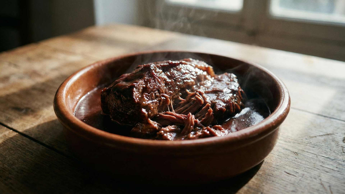 Paleron de Bœuf Confit au Vin Rouge