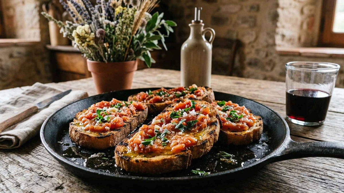 Pan con tomate catalan à l'huile d'olive et ail Image