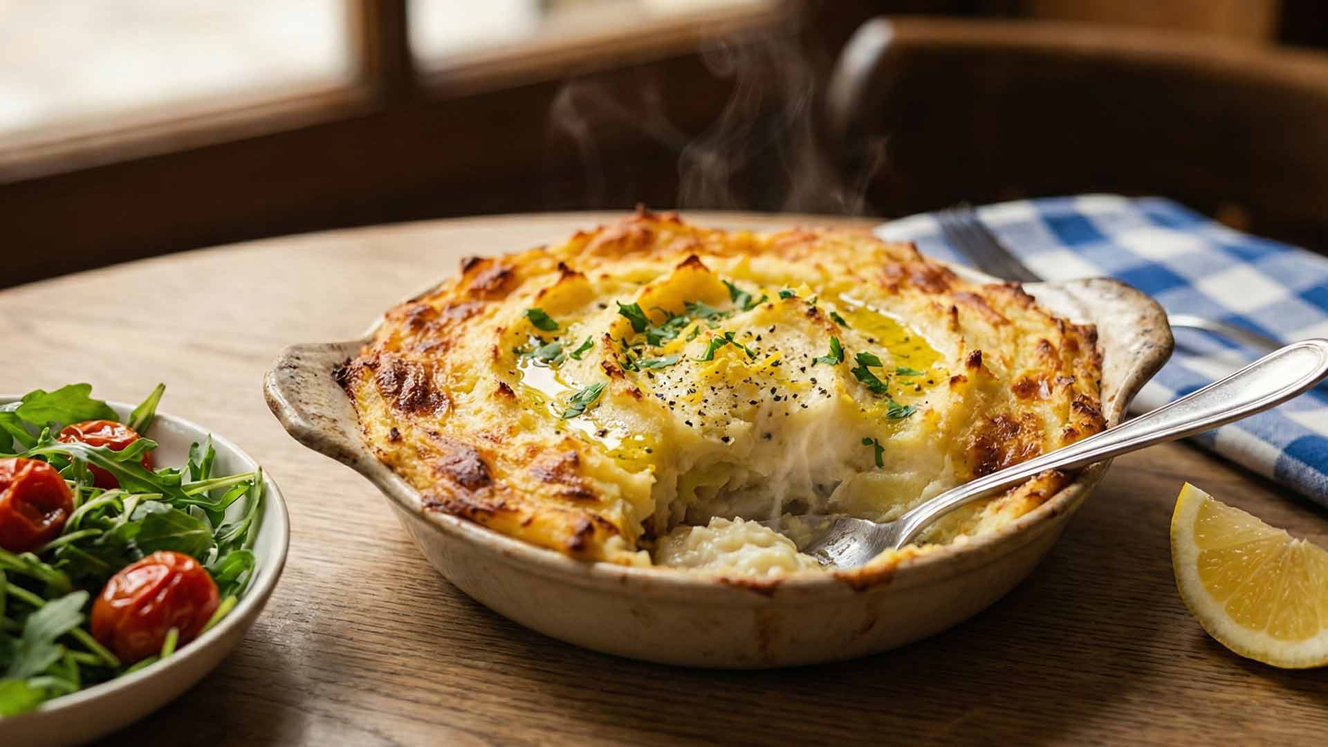 Parmentier de brandade de morue
