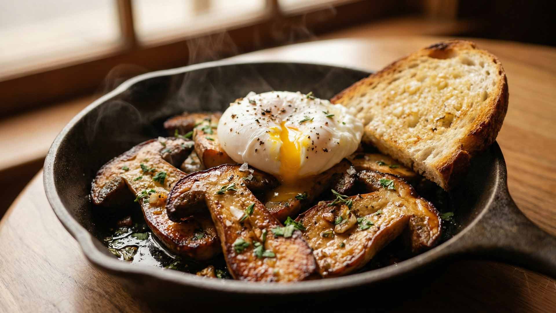 Poêlée de cèpes en persillade Image