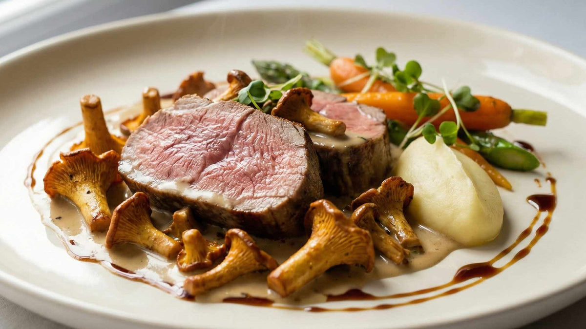 Quasi de veau aux girolles