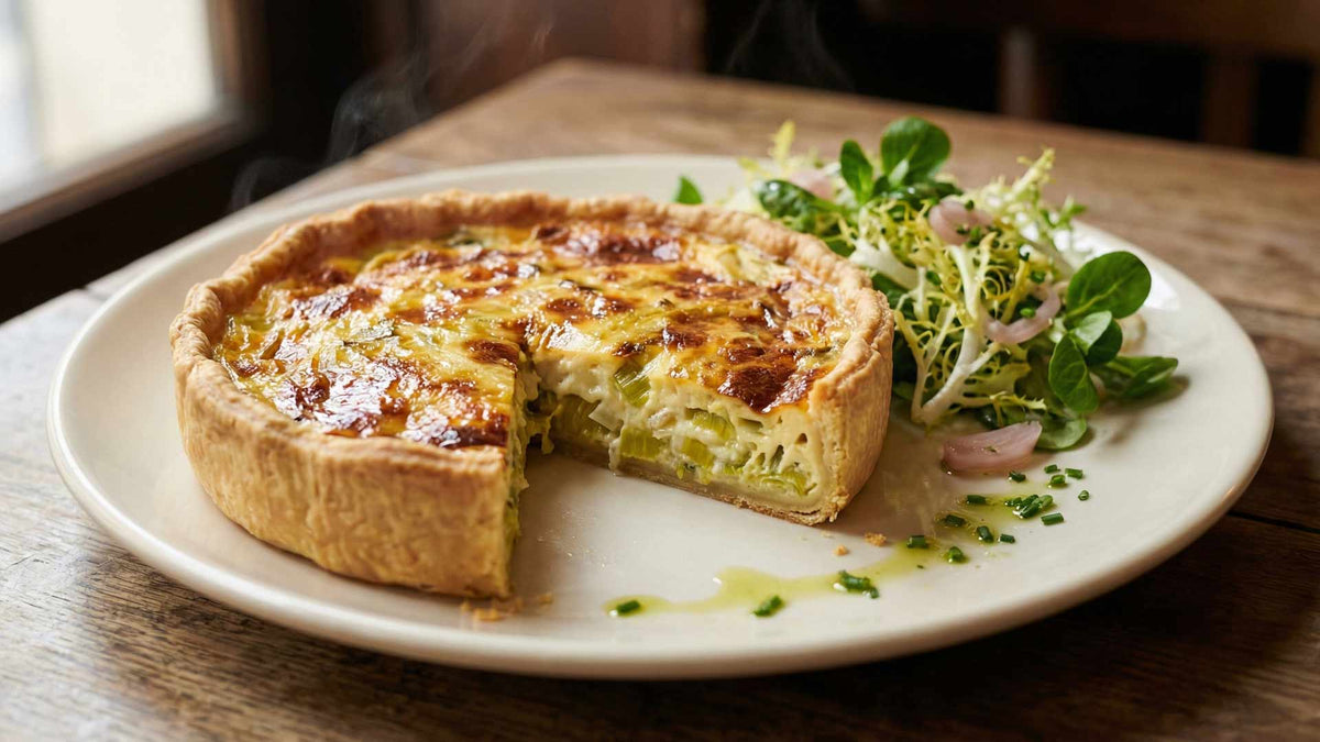 Quiche aux poireaux