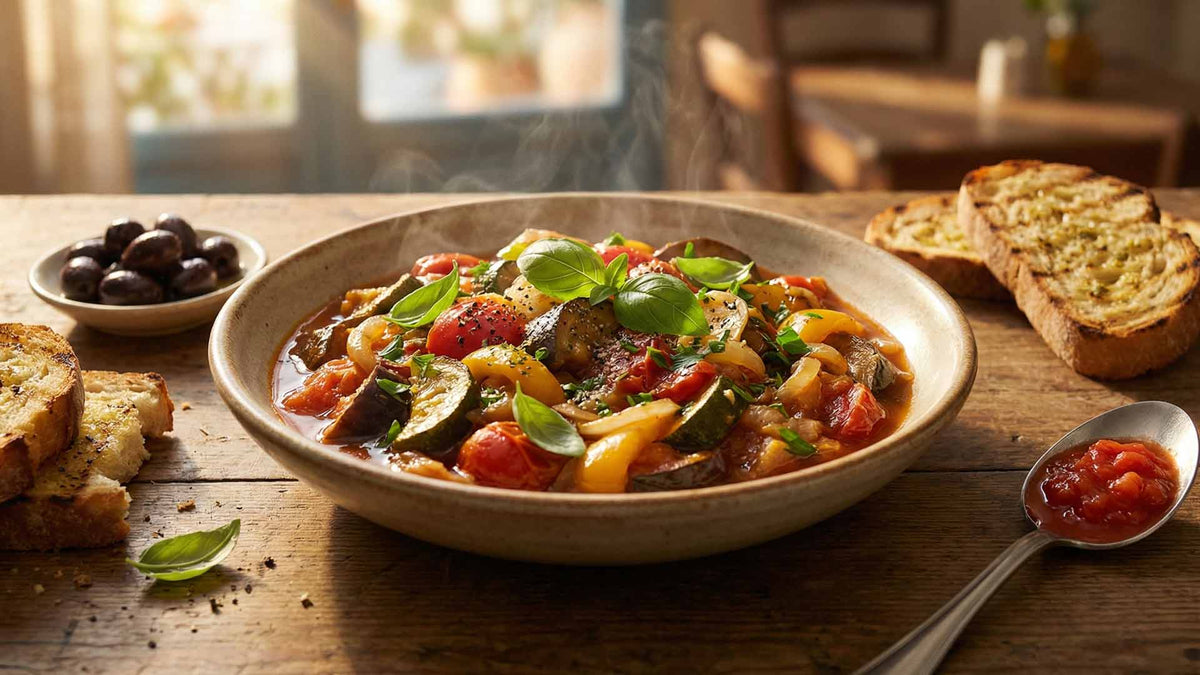 Ratatouille niçoise confite