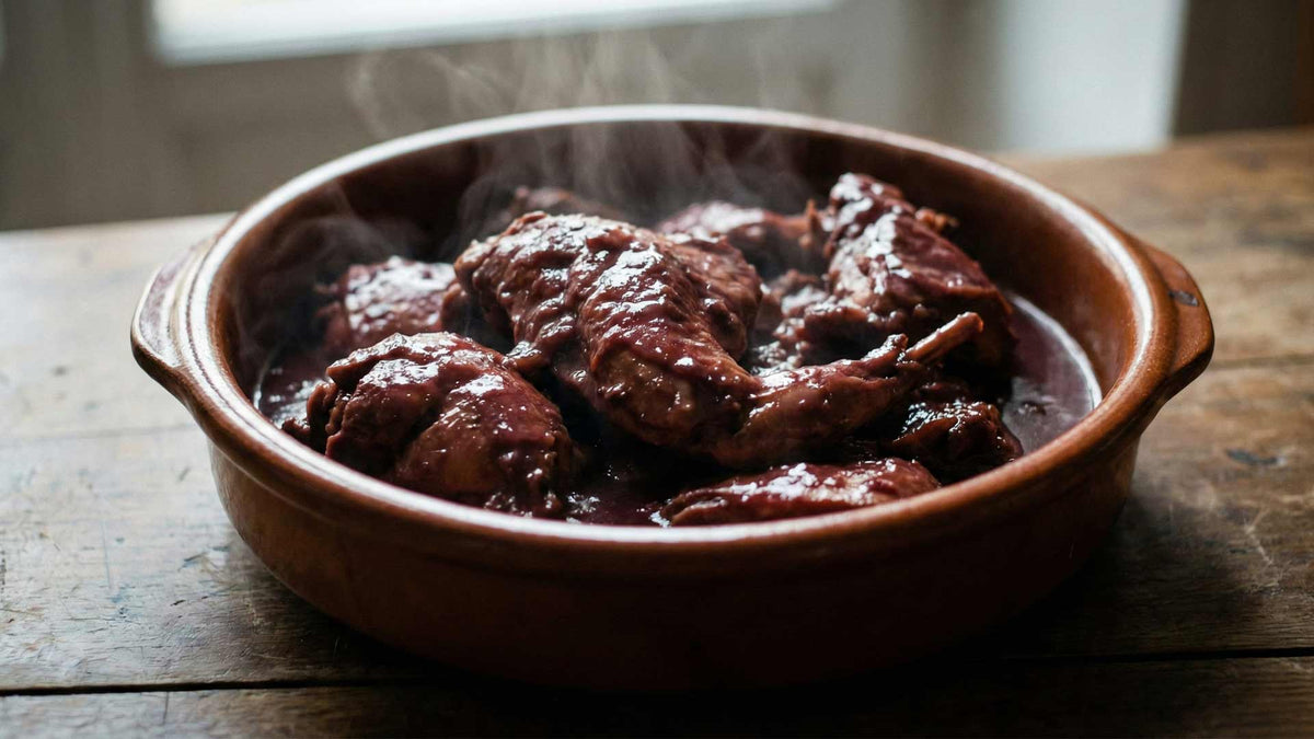 Recette Civet de Lapin Mariné au Vin Rouge