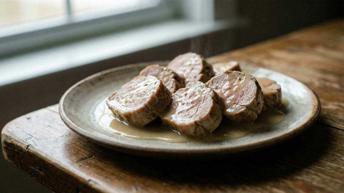 Recette Filet Mignon de Porc en Sauce Vin Blanc