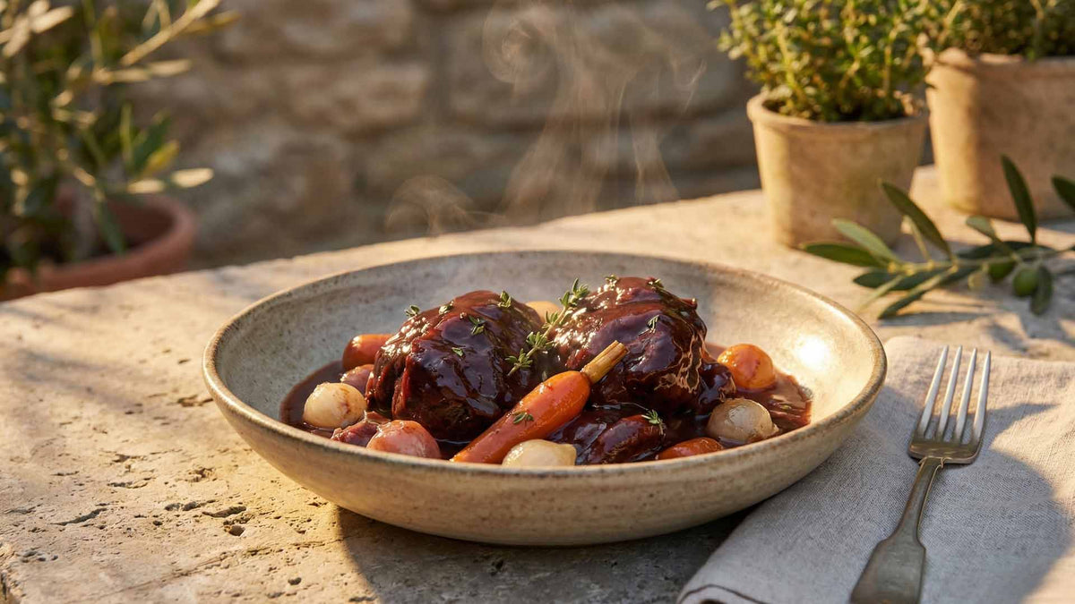 Recette daube de joue de bœuf au vin rouge