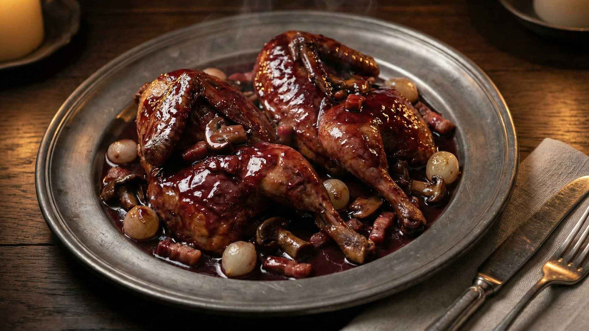 Recette de pigeon au vin