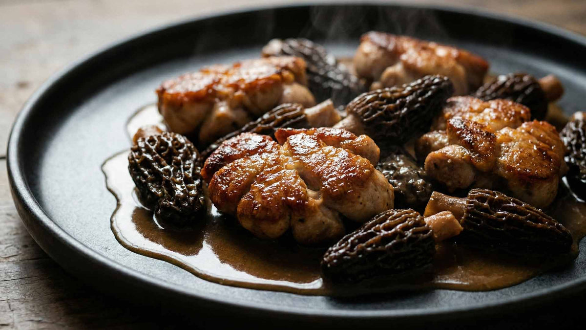 Recette de ris de veau aux morilles