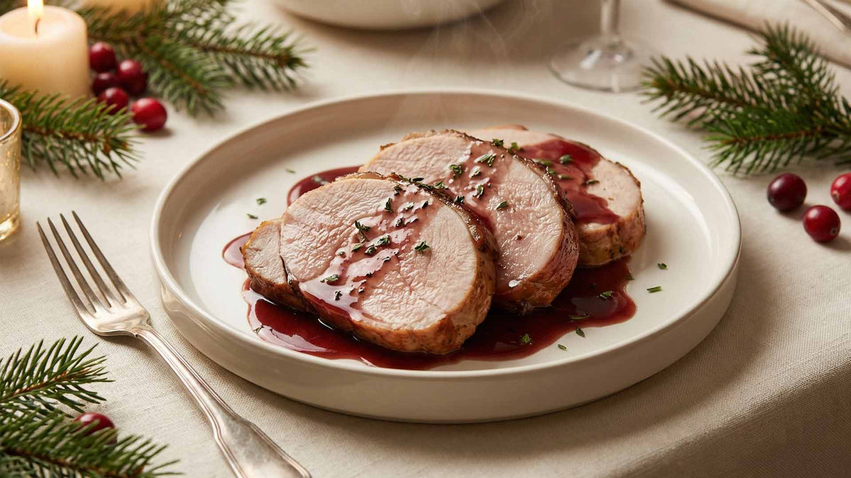 Recette de rôti de dindonneau au vin rouge