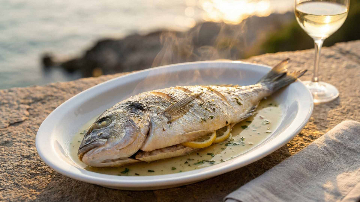 Recette dorade au four vin blanc