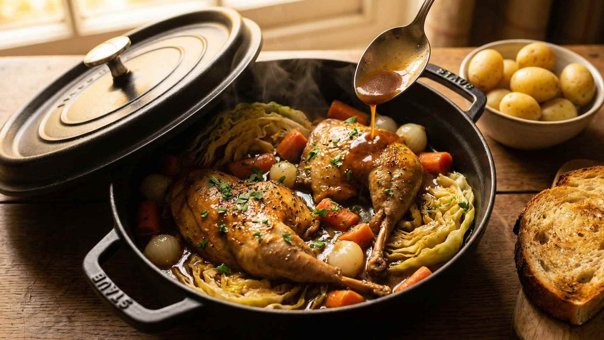 Recette faisan moelleux en cocotte​ 