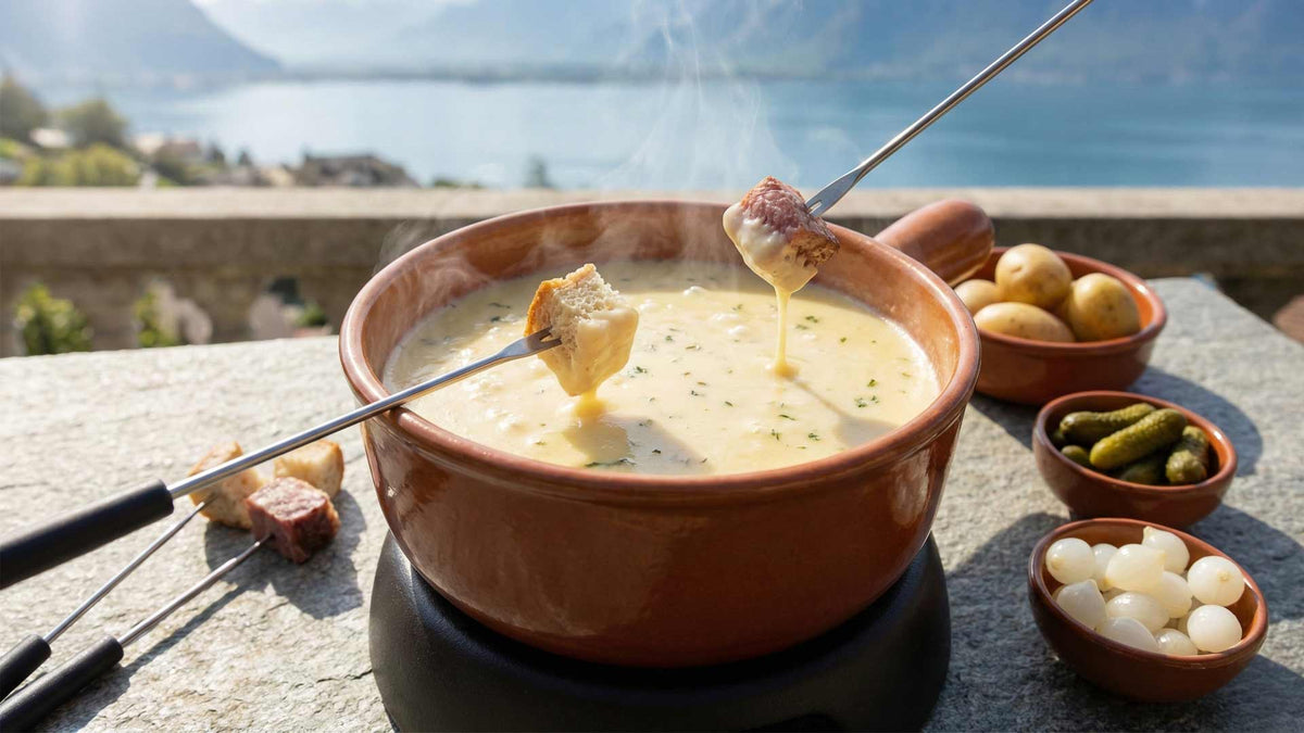 Recette fondue vigneronne au vin blanc