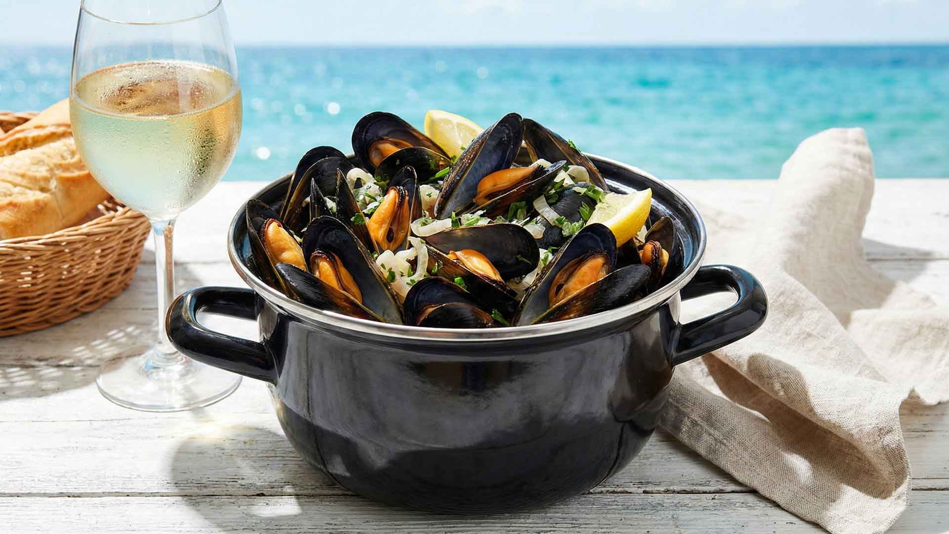 Recette moules au vin blanc