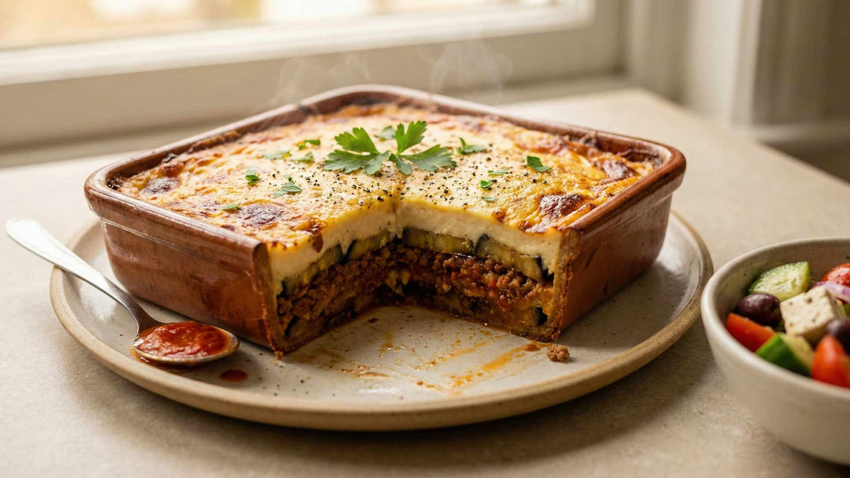 Recette moussaka traditionnelle grecque