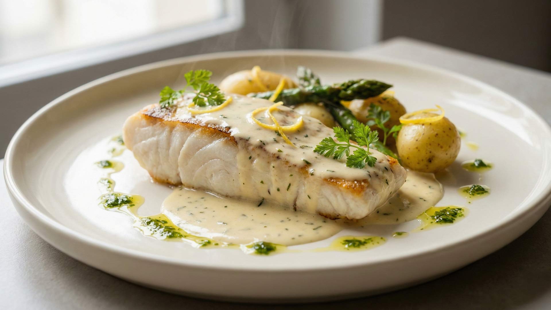 Recette sandre à la crème Image