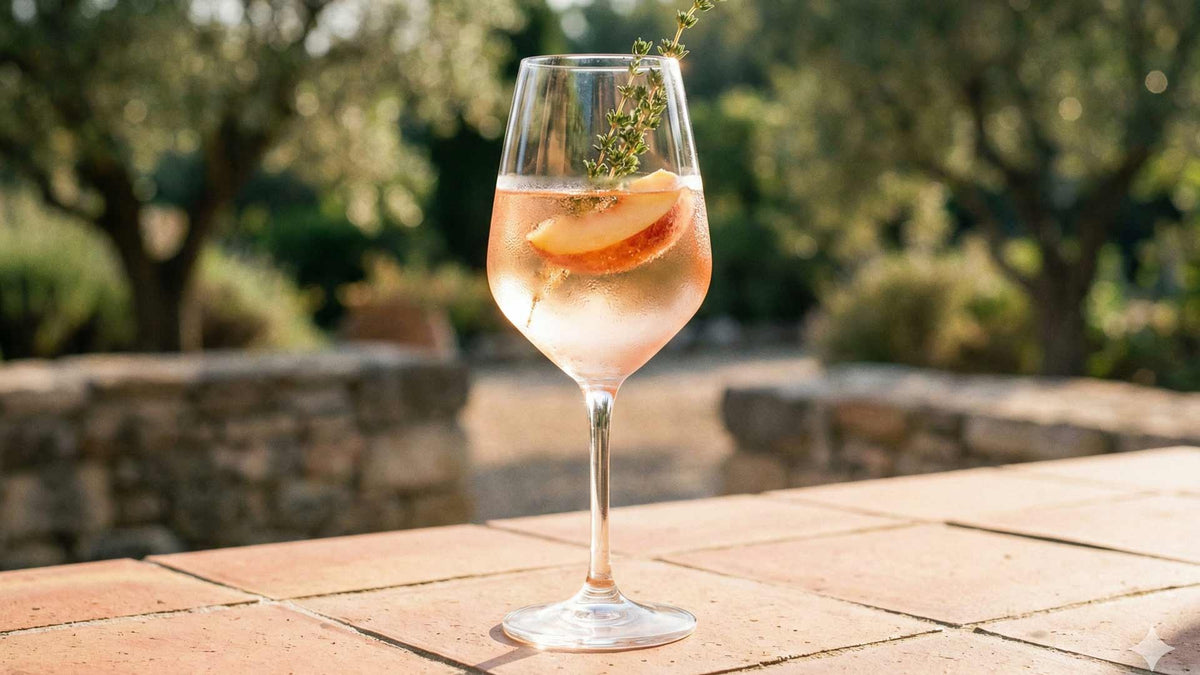 Recette vin de pêche au rosé