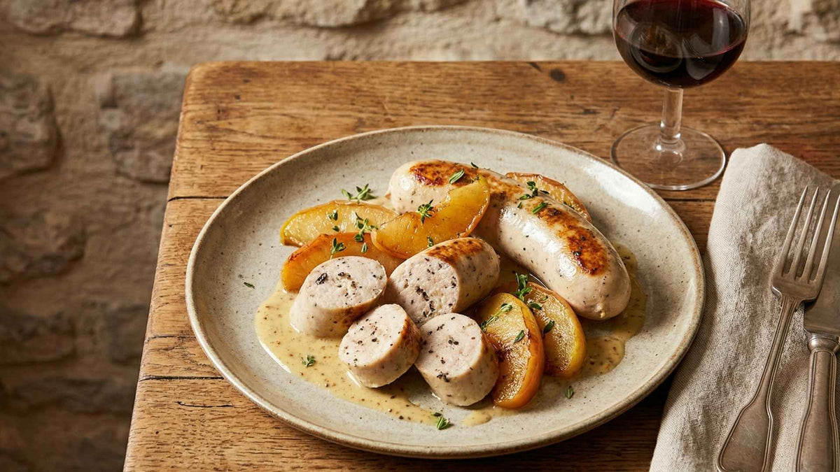 Boudin blanc de volaille truffé
