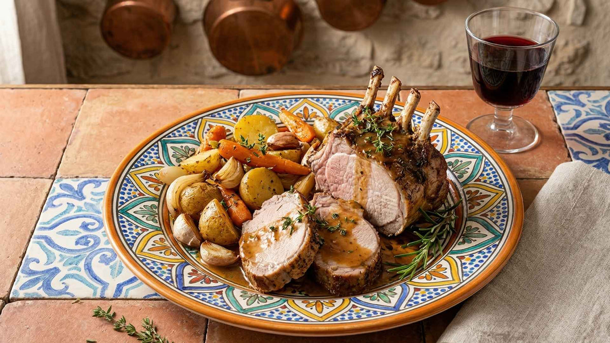 Carré de cochon fermier en lente cuisson