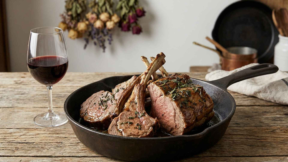 Carré de veau fermier en lente cuisson