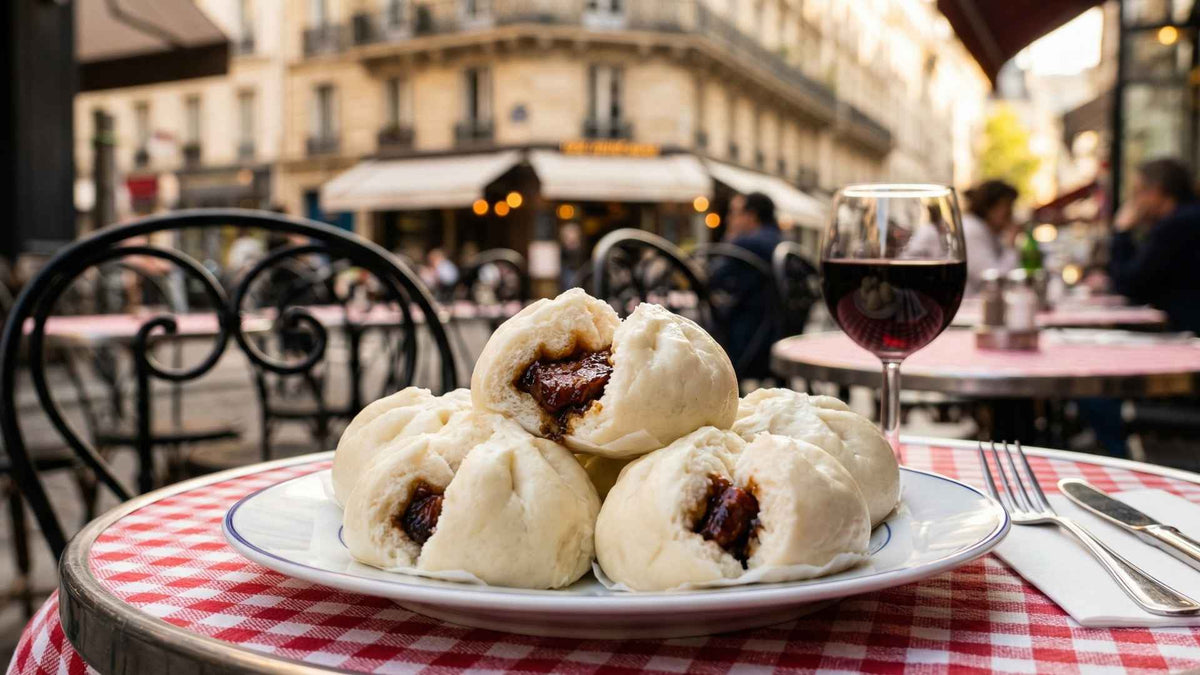 Char Siu Bao au porc laqué et pâte vapeur moelleuse