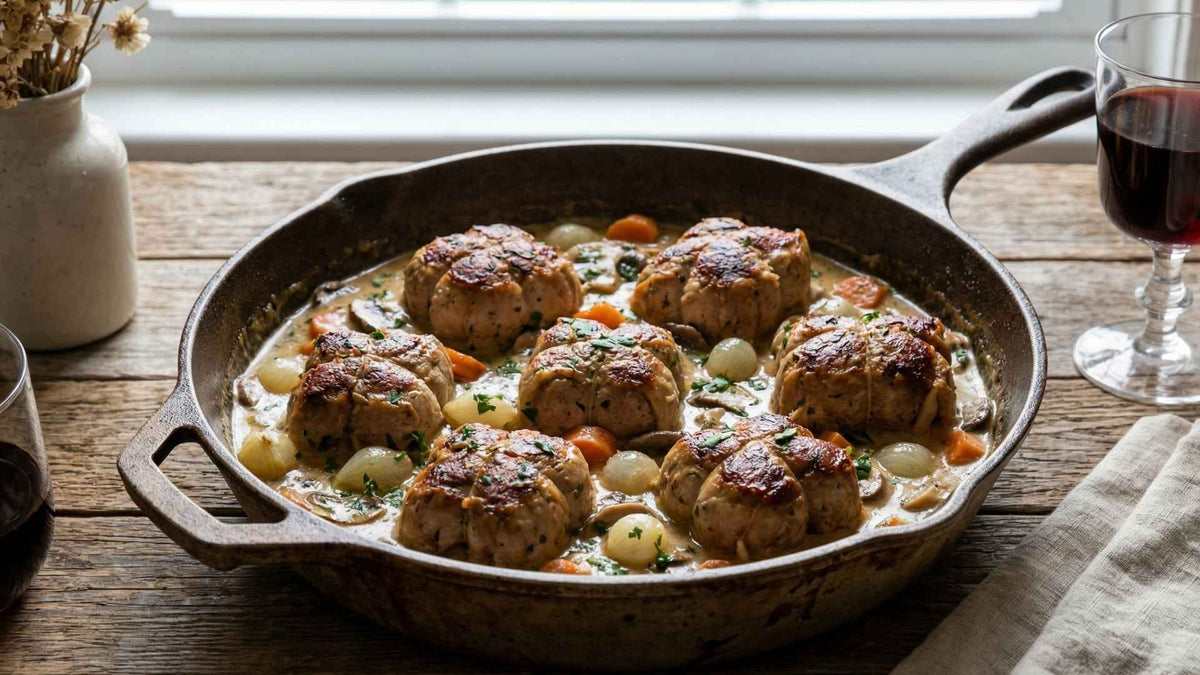 Coquille de veau en paupiette