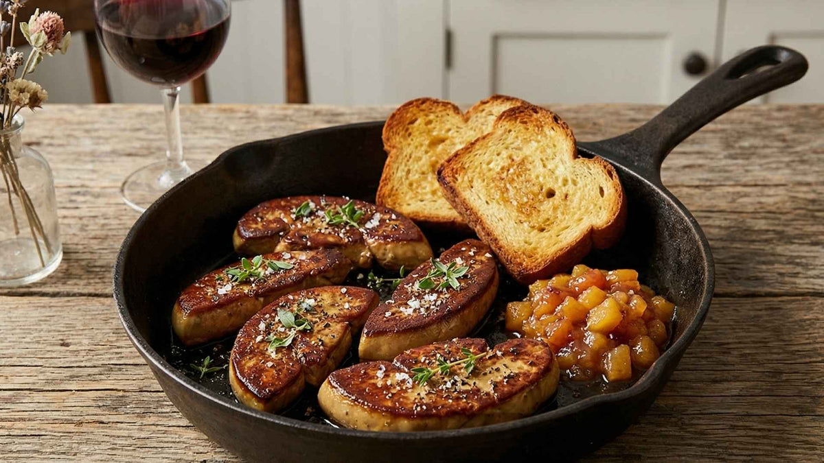 Escalopes de foie gras poêlées