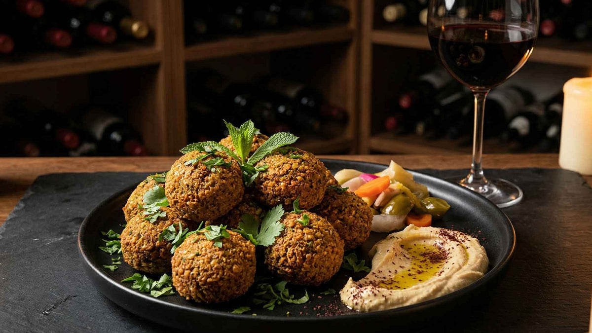 Falafel croustillant aux pois chiches et herbes fraîches