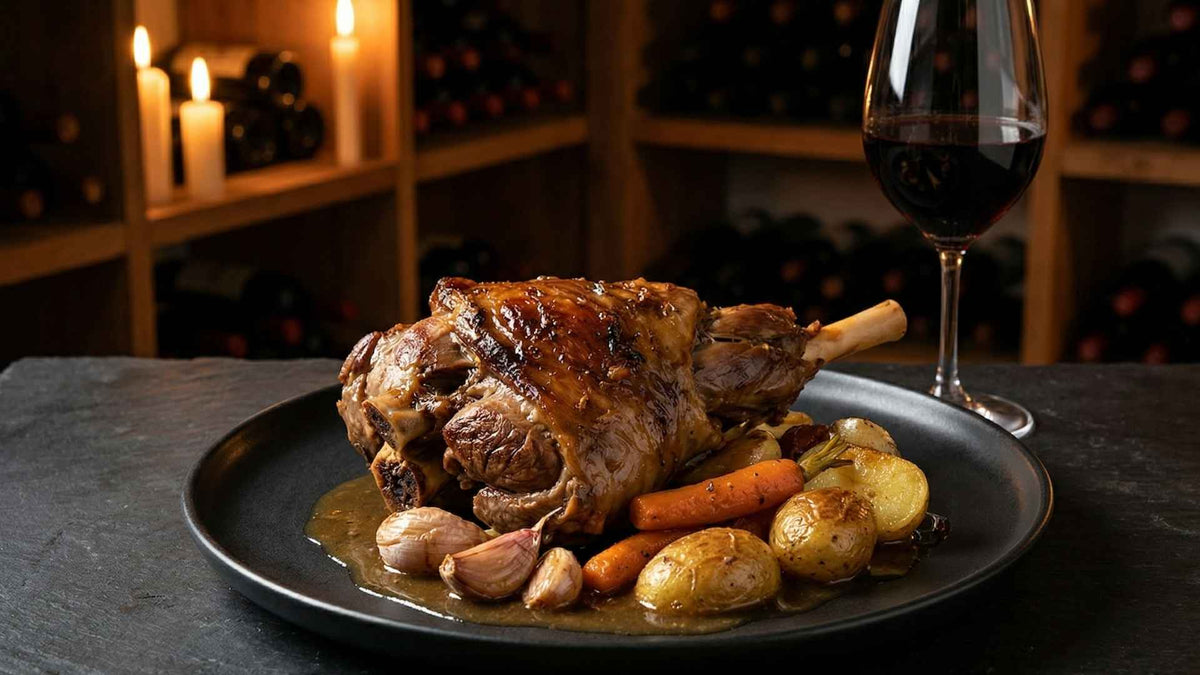 Gigot d'agneau de Pauillac confit sept heures